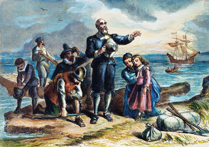 William Brewster and Myles Standish